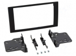 Radio frame | Chrysler,Dodge,Jeep | 2 DIN | black