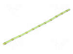 COB LED tape | green | LED/m: 320 | 8mm | IP20 | 180&deg; | 8W/m | Thk: 2.2mm