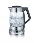Severin WK 3479 electric kettle 1.7 L 3000 W Black, Stainless steel