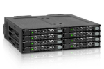 Icy Dock MB998SP-B disk array 0 TB Black