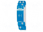 Relay: installation | NO | for DIN rail mounting | OUT: 250VAC/16A
