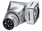 Connector: M17 | socket | ST | male | PIN: 8 | 630V | 14A | shielded | IP67