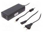 Power supply: switched-mode | 12VDC | 8.33A | Out: 5,5/2,1 | 100W | 83%
