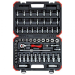 Gedore Red Socket set 3/8 ", 59 pieces (red / black, with Shift-gun, SW 6mm - 24mm)