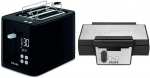 Krups toaster KH6418 black - Smart'n Light