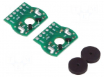 Sensor: Hall | Pcs: 2 | encoders,magnet | 2.7&divide;18VDC | soldered