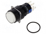 Switch: push-button | Pos: 2 | SPDT x2 | 0.5A/220VAC | 1A/24VDC | ON-ON