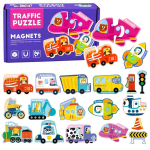 M&auml;nguala | PC | Konsoolid | Tarvikud // Harivad m&auml;nguasjad | Interaktiivsed | Loomingulised | Kunstilised // Puzzle Magnetyczne Pojazdy Nauka Środk&oacute;w Transportu Zestaw 30 el.