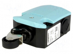 Limit switch | lever R 20mm, plastic roller &Oslash;22mm | NO + NC | 10A