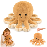 M&auml;nguala | PC | Konsoolid | Tarvikud // M&auml;nguasjad ja m&auml;ngud lastele // Pluszowa Ośmiornica Maskotka Przytulanka Sprężyste Macki Beżowa 30 cm