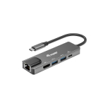 Equip Dock 5-1 USB-C->HDMI, 2xUSB-A, GbE, 100W USB-C 0.25m