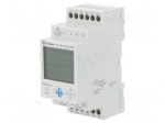 Programmable time switch | 0,1s&divide;9999h | SPDT x2 | 250VAC/16A | DIN