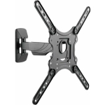 Schwaiger seinale kinnitatav telerikinnitus 23"-75" Max.35KG kallutatav Black