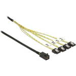 DELOCK SAS kaabel Mini SAS HD -> 4x Sata 7Pin St/St 0.50m