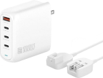 Seinalaadija 4smarts Flex Pro 100W 3xUSB-C + 1xUSB-A Travel Edition White