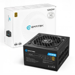 Toiteplokk EFFITEK 1200W Gold ATX 3.1, PCI 5.1 Moodulkaabel