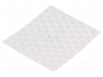 Reflector | self-adhesive | Body dimensions: 40x35x0.6mm
