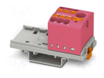 Splice terminal: rail | 24A | 690V | push-in | PA | 0.14&divide;4mm2 | W: 28.6mm