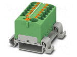 Splice terminal: rail | 32A | 800V | push-in | PA | 0.2&divide;6mm2 | W: 46.3mm