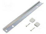 DIN rail | steel | W: 35mm | H: 7.5mm | L: 275mm | AK-14,AK-14-PLUS,AK-28
