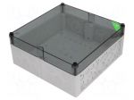 Enclosure: junction box | X: 300mm | Y: 300mm | Z: 132mm | polycarbonate