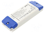 Power supply: switching | LED | 30W | 24VDC | 0&divide;1.25A | 220&divide;240VAC | IP20