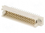 Socket | DIN 41612 | type R | male | PIN: 48 | THT | straight | len.4.5mm