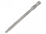 Screwdriver bit | Torx&reg;,spherical | TX20 | Overall len: 89mm