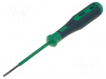 Screwdriver | slot | 2,5x0,4mm | Blade length: 75mm