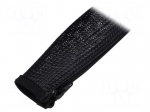 Conduit | Mat: polyester | black | 50&divide;150&deg;C | L: 2m | Features: multi use