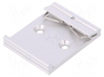 DIN rail mounting bracket | Mat: aluminium | 40mm | Rail: TS35