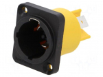 Socket | AC supply | male | PIN: 3 | 16A | 250V | thermoplastic | IP65