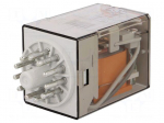 Relay: electromagnetic | 3PDT | Ucoil: 230VAC | 10A/250VAC | 10A/30VDC