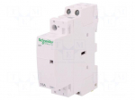 Contactor: 2-pole installation | NC + NO | 24VAC | 16A | DIN | ICT | 500V