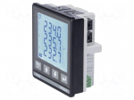 Meter | for DIN rail mounting | digital | Network: three-phase | 7A