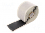 Tape: self-amalgamating | grey | 38.1mm | L: 1520mm | Temp: -40&divide;60&deg;C