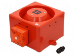 Signaller: lighting-sound | 230VAC | siren,flashing light | amber