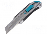 Knife | universal | 25mm | Handle material: metal | Mat: plastic