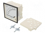 Voltmeter | on panel | VDC: 0&divide;600V | Class: 1.5 | Umax: 600V | 96x96mm