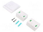 Wireless control set | wall mount,glued,screw | 230VAC | relay