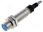 Sensor: inductive | OUT: NPN / NO | 0&divide;2mm | 10&divide;30VDC | M12 | 2m | IP67