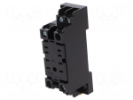 Socket | PIN: 8 | 10A | for DIN rail mounting | screw terminals | MY2