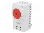 Sensor: thermostat | NC | 10A | 250VAC | spring clamps | 60x33x41mm