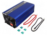 Converter: DC/AC | 1kW | Uout: 230VAC | 11&divide;15VDC | Out: AC sockets 230V