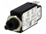 Circuit breaker | Urated: 240VAC | 48VDC | 0.5A | SPST | Poles: 1 | screw