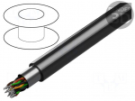 Wire | 9x2x24AWG | stranded | Cu | shielded,Al-PET foil | chrome | RS232