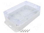 Enclosure: multipurpose | X: 120mm | Y: 180mm | Z: 60mm | ZP | light grey