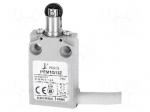 Limit switch | oblong plastic roller &Oslash;12mm | NO + NC | 5A | cables