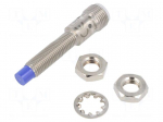 Sensor: inductive | OUT: PNP / NC | 0&divide;4mm | 10&divide;30VDC | M8 | IP67 | 100mA