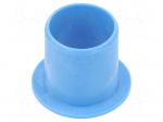 Bearing: sleeve bearing | with flange | &Oslash;out: 16mm | &Oslash;int: 14mm | blue